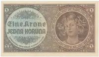 Protektorát Čechy a Morava, 1 Koruna b.d. (1940), tisk Haase, série H, Hej.30b - fotografie 2