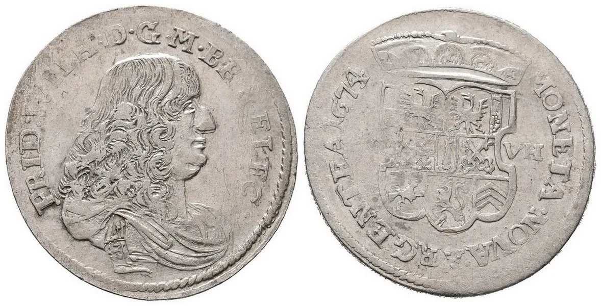 Brandenburg - Preussen, Friedrich Wilhelm, 1640 - 1688 — 1