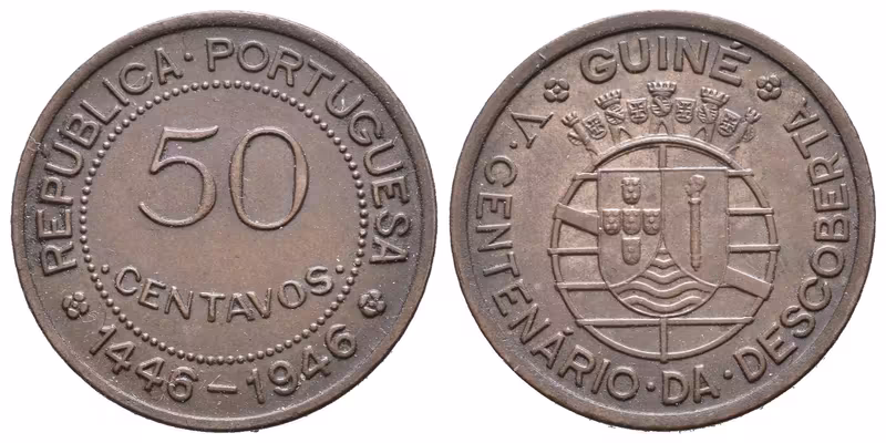 Portugalská Guinea, 50 Centavo 1946