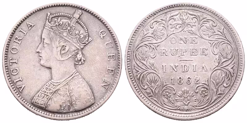 Indie, Rupie 1862
