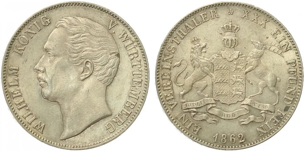 Württemberg, Wilhelm I., 1816 - 1864 — 1