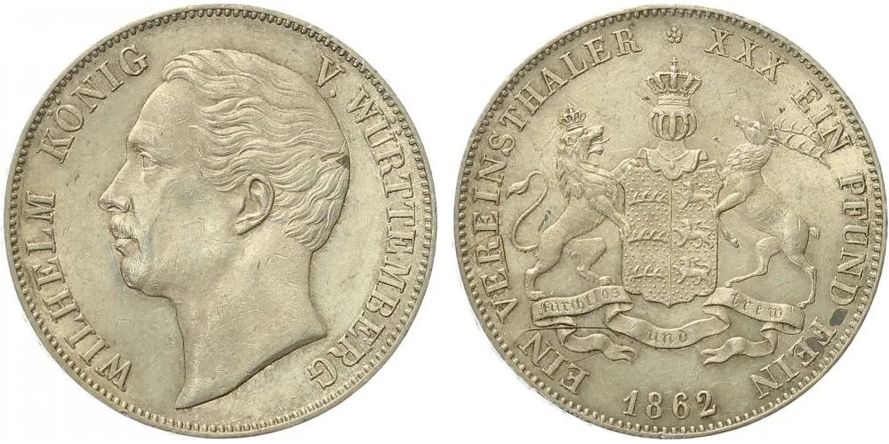 Württemberg, Wilhelm I., 1816 - 1864 — 1