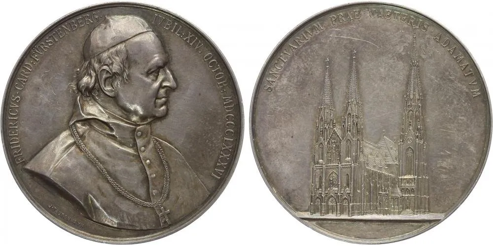 Olomouc - arcibiskupství, Friedrich Landgraf von Fürstenberg, 1853 - 1892 — 1