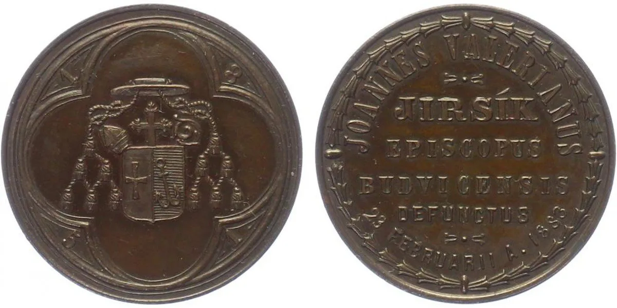 České Budějovice - biskupství, Jan Valerián Jirsík, 1851 - 1883 — 1
