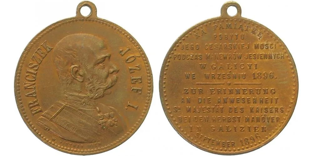 František Josef I., medaile vojenských manévrů — 1