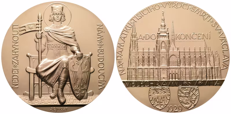 AE medaile 1929/2023 - 150. výročí zahájení dostavby chrámu sv. Víta