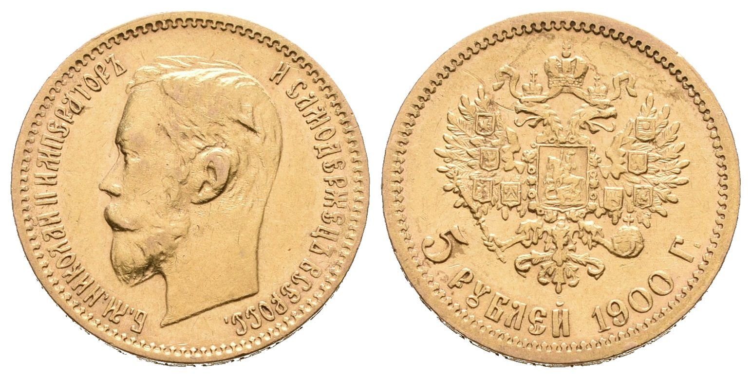 Rusko, 5 Rubl 1900 FZ
