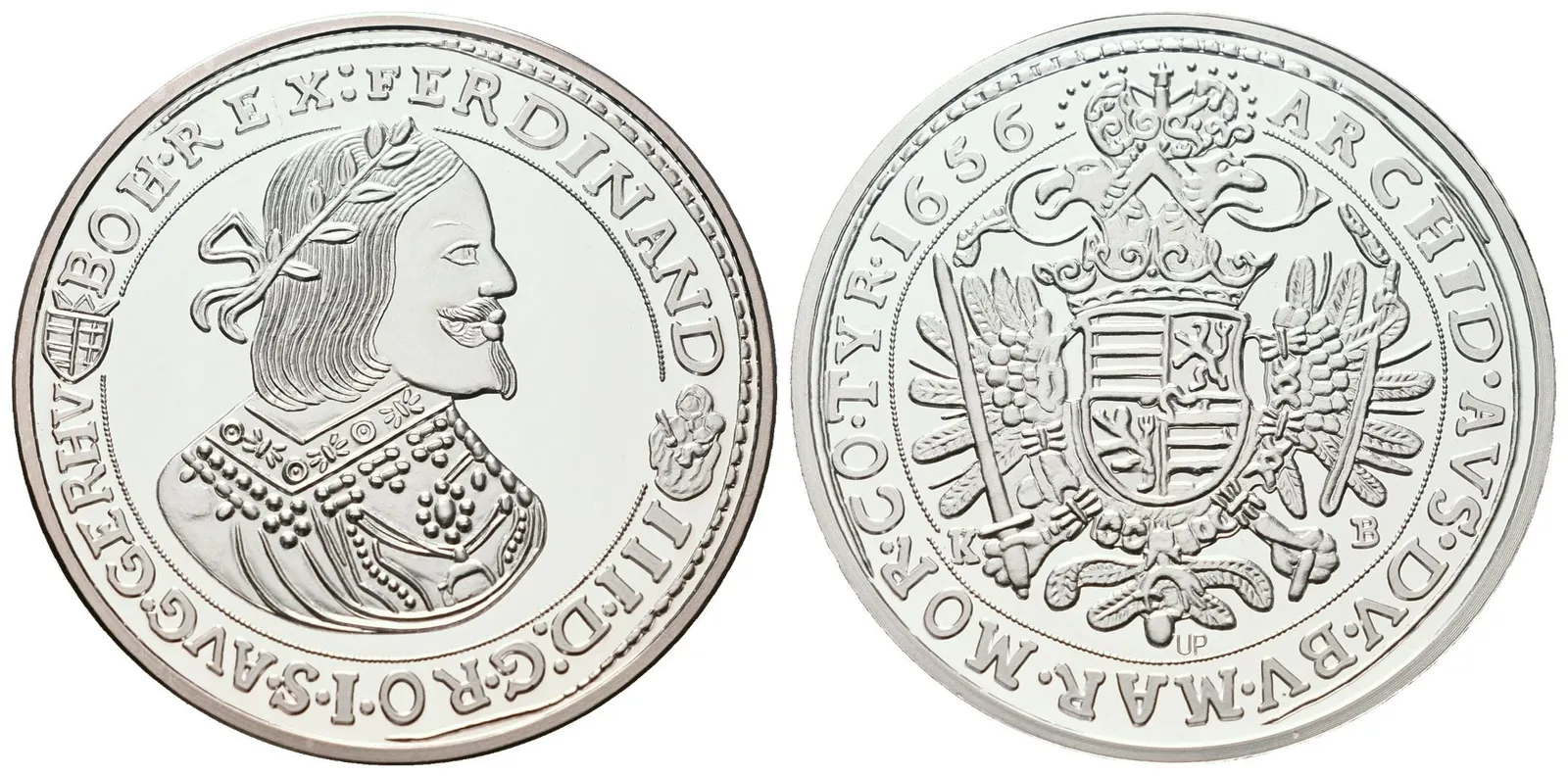 Replika - Historický 1/2 tolar - Ferdinand III. 1656