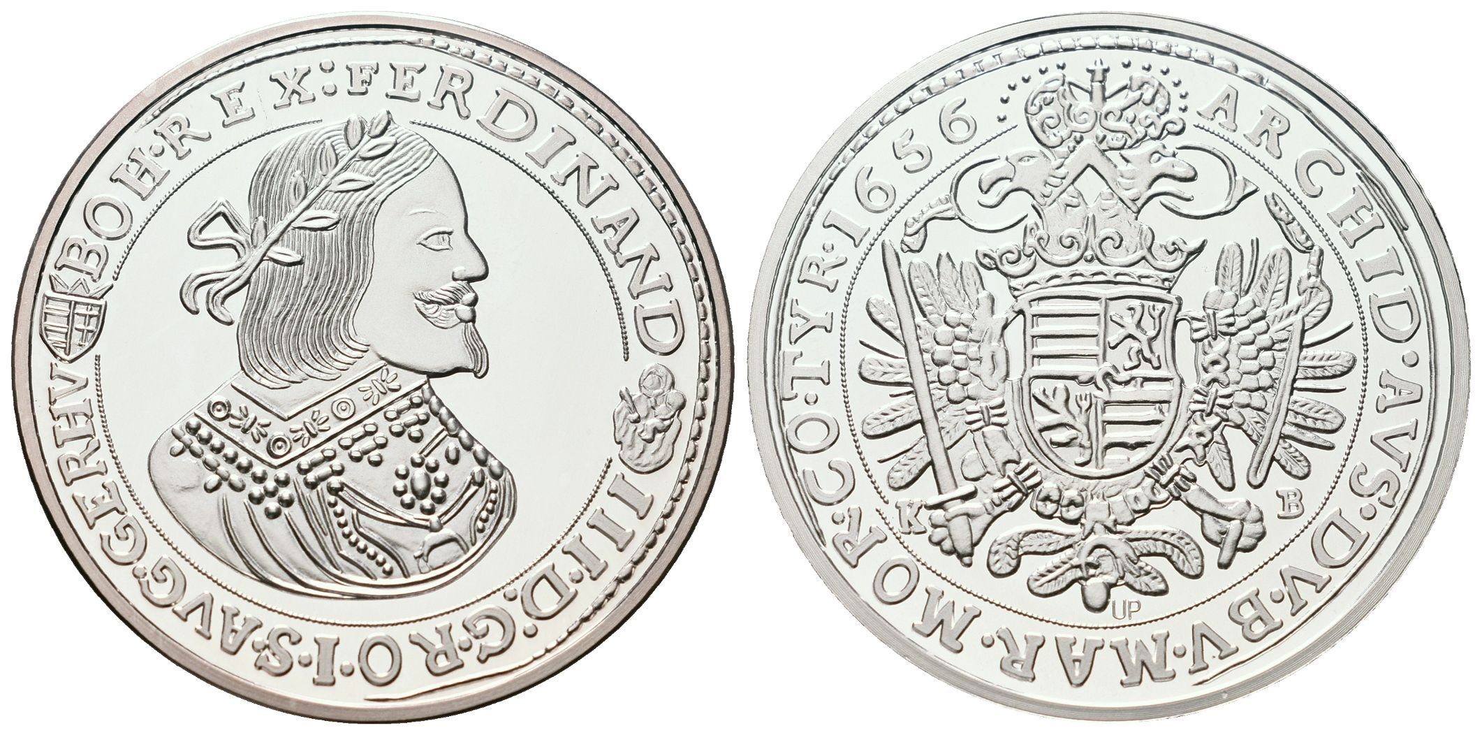 Replika - Historický 1/2 tolar - Ferdinand III. 1656