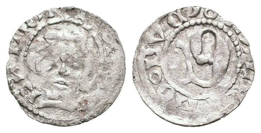 Haléř, 14. století, blíže neurčené Slezské knížectví (pravděpodobně Bytomsko nebo Těšín), — 1