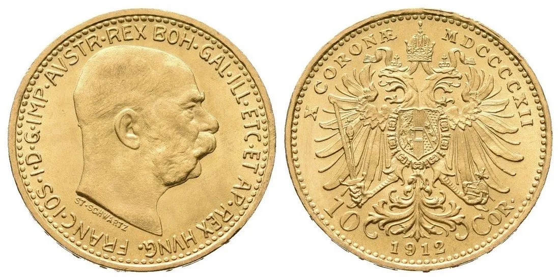 10 Koruna 1912, novoražba