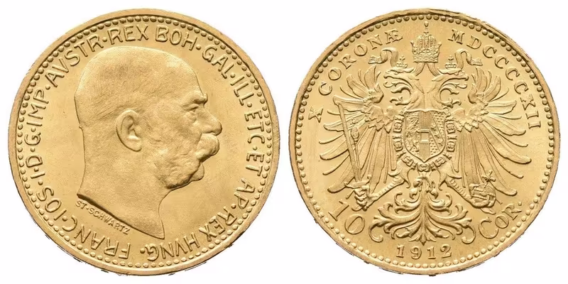 10 Koruna 1912, novoražba
