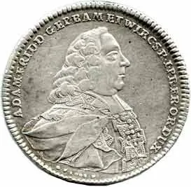 Würzburg - biskupství, Adam Friedrich von Seinsheim, 1755 - 1779 — 1