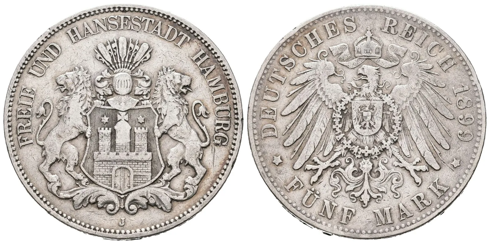 Hamburg, 5 Marka 1899