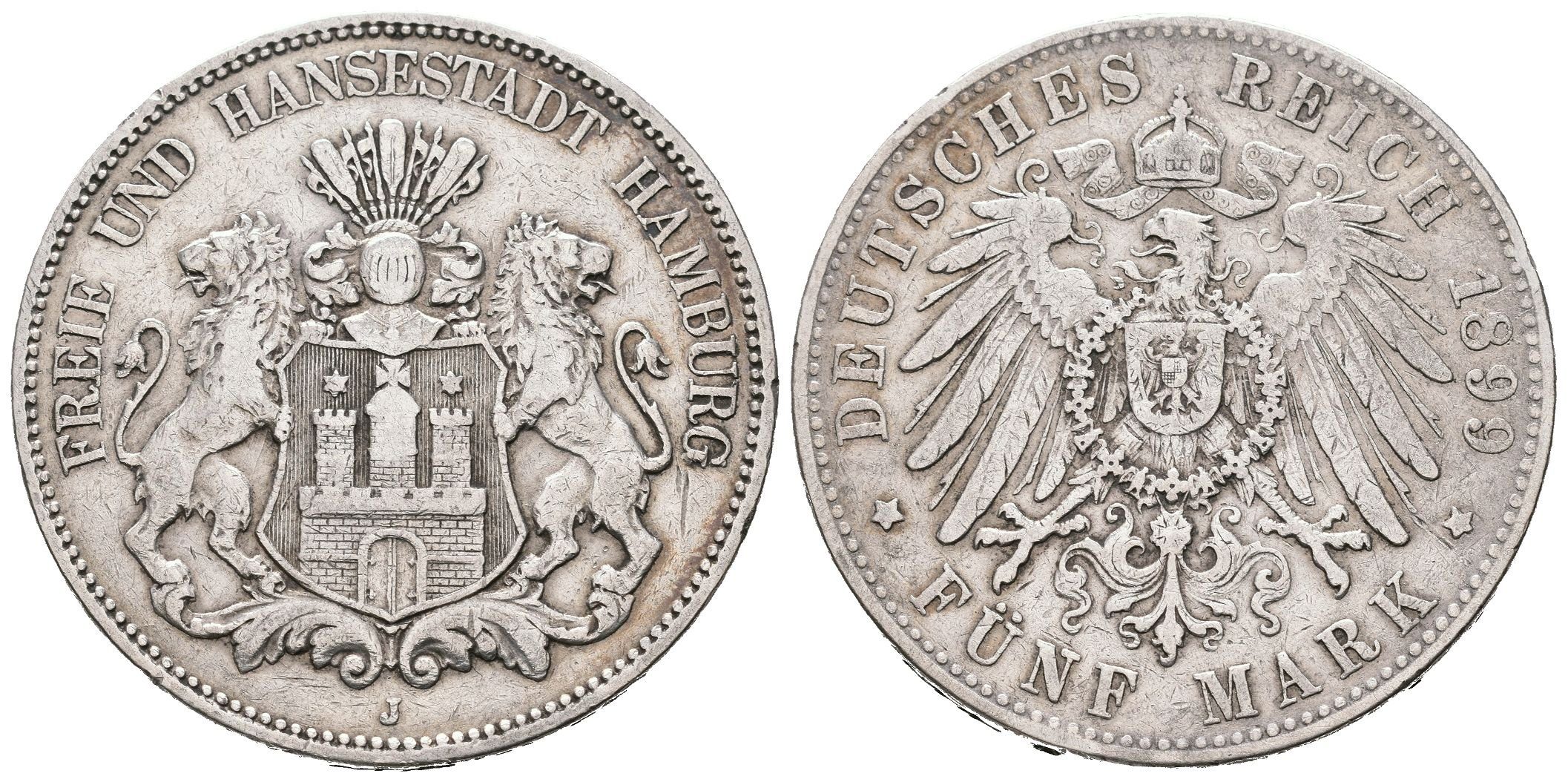 Hamburg, 5 Marka 1899
