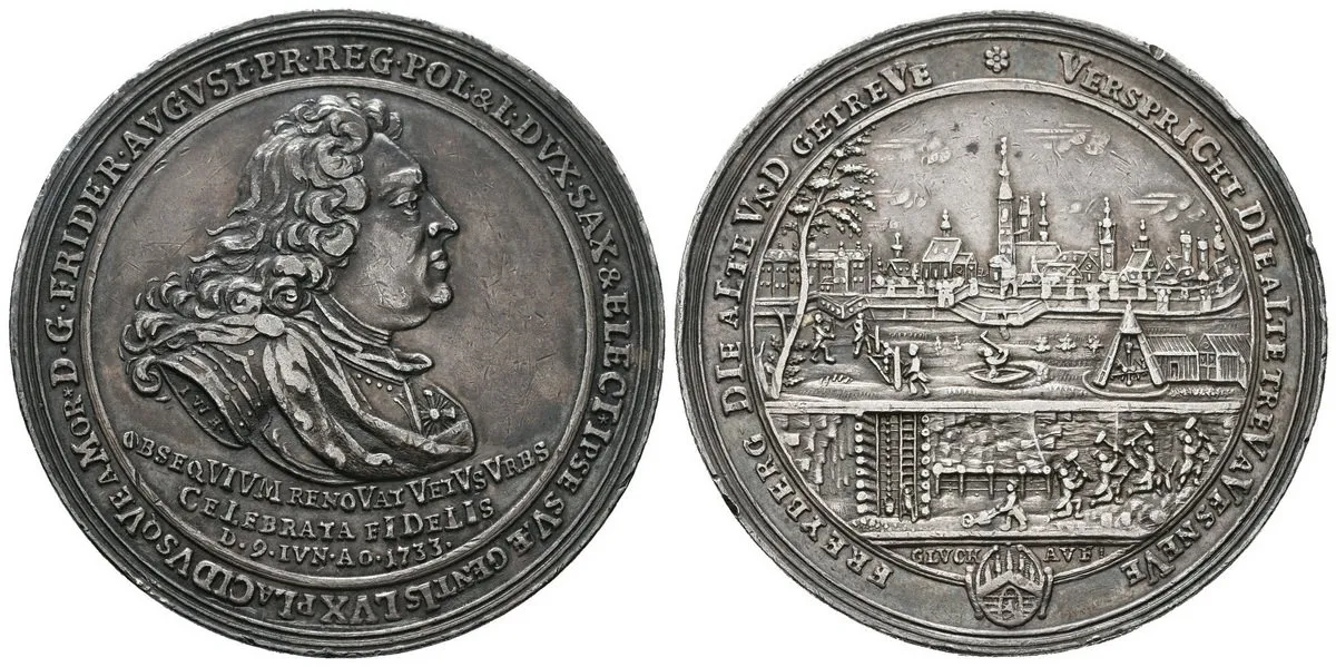 Sasko, Friedrich August II., 1733 - 1763 — 1