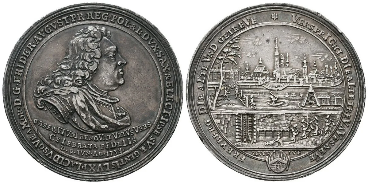 Sasko, Friedrich August II., 1733 - 1763 — 1