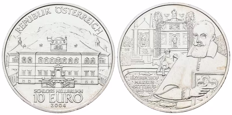 Rakousko, 10 Euro 2004 - Hellbrunn