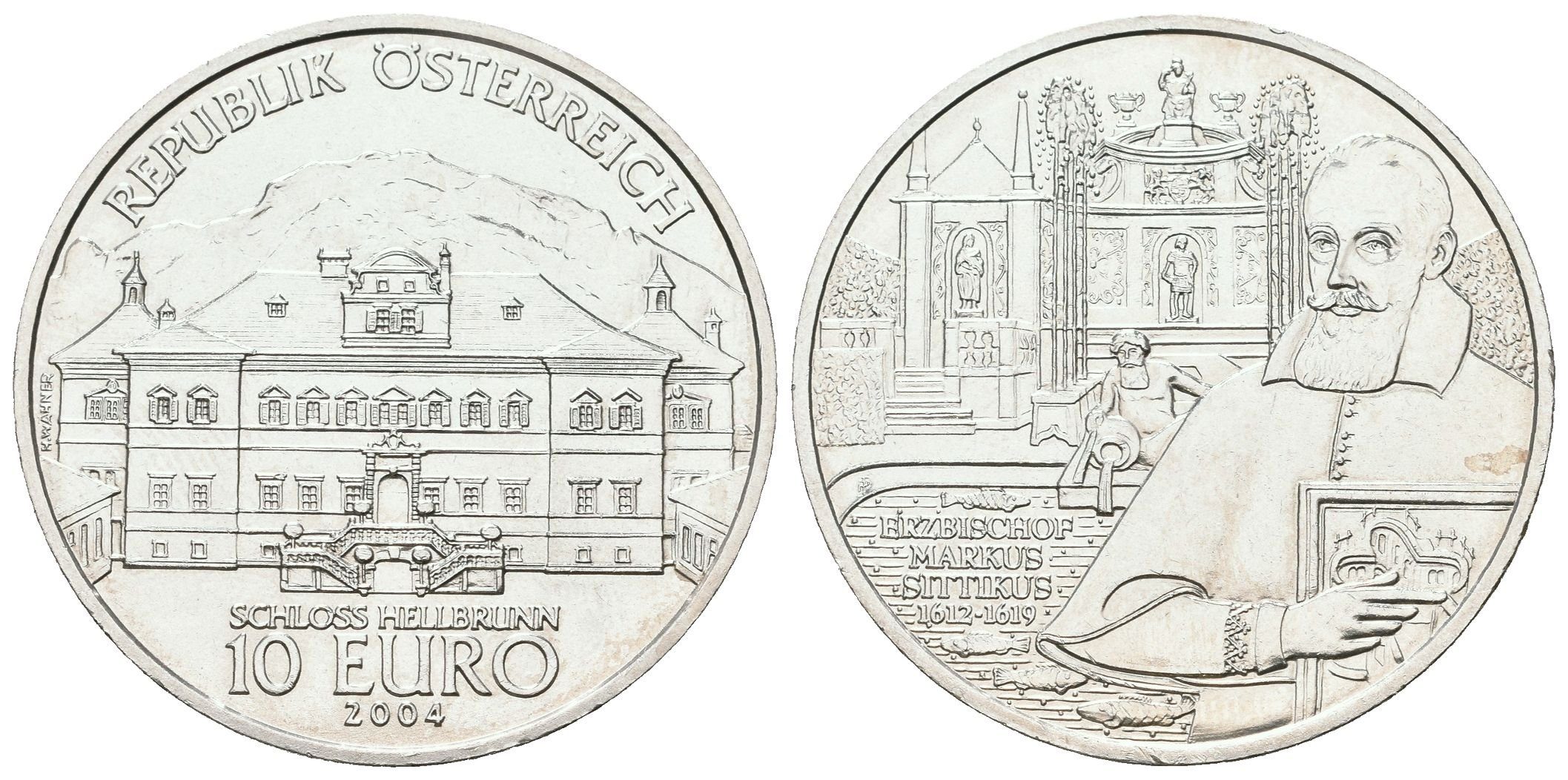 Rakousko, 10 Euro 2004 - Hellbrunn