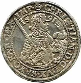 Sasko, Christian I., 1586 - 1591 — 1