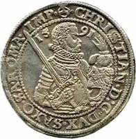 Sasko, Christian I., 1586 - 1591 — 1