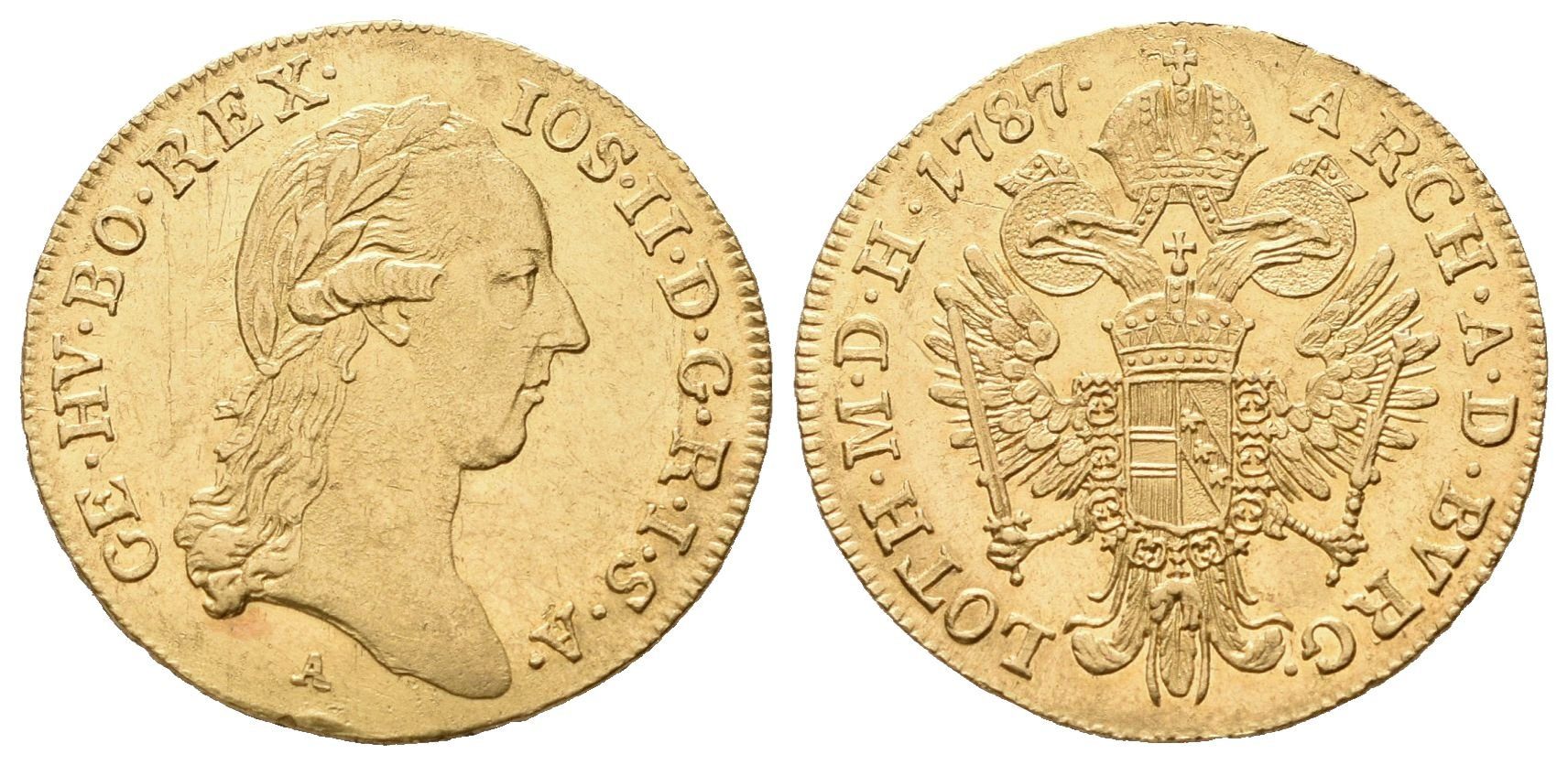 Josef II., Dukát 1787 A, Vídeň