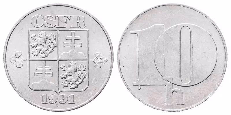 10 Haléř 1991