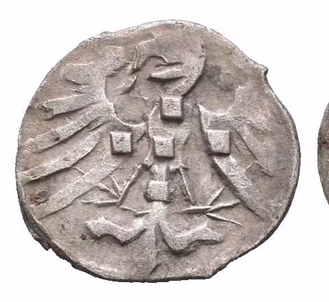 Haléř bez čtyřrázu (po roce 1452), Rad.18 (0,21 g),