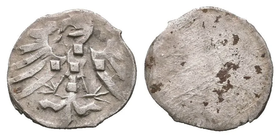 Haléř bez čtyřrázu (po roce 1452), Rad.18 (0,21 g), — 1