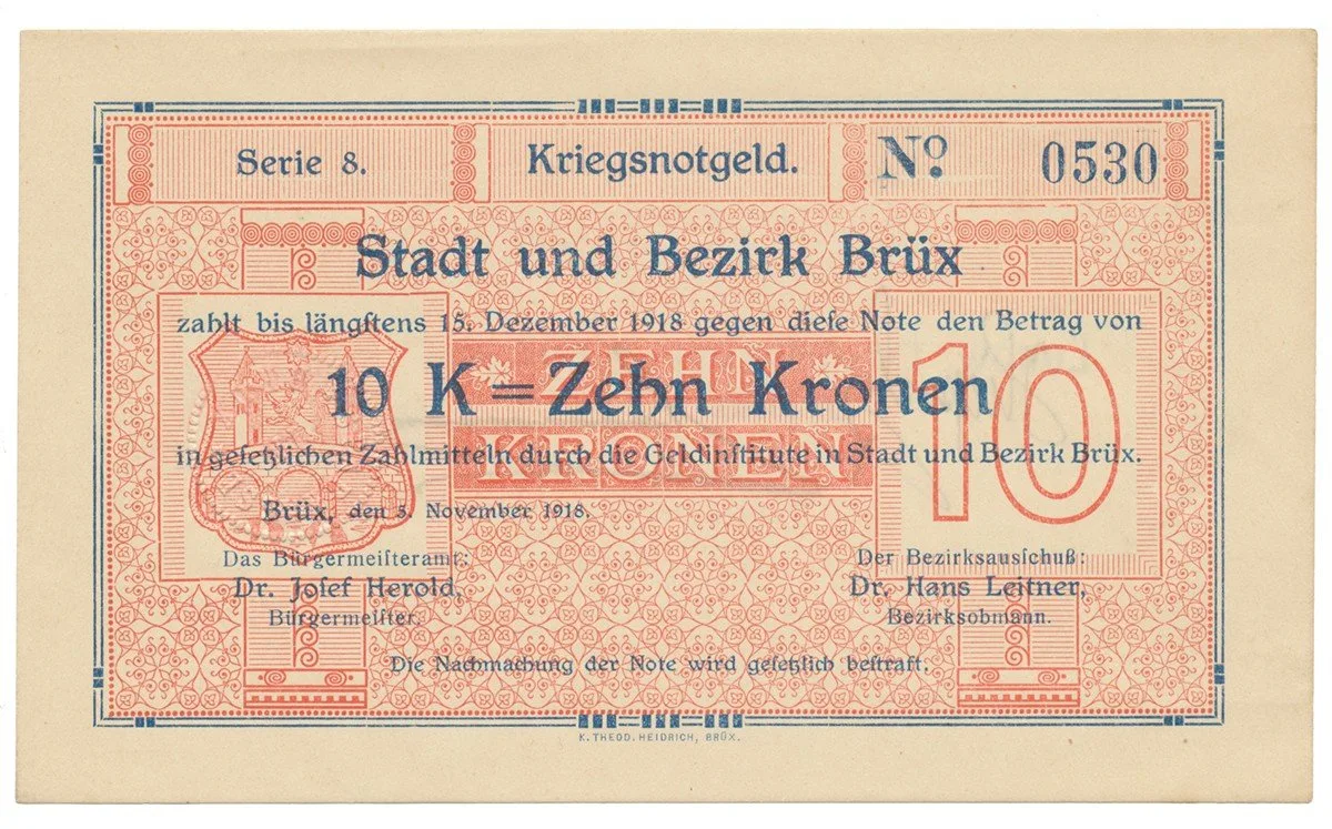 Nouzovky české od roku 1914 — 1