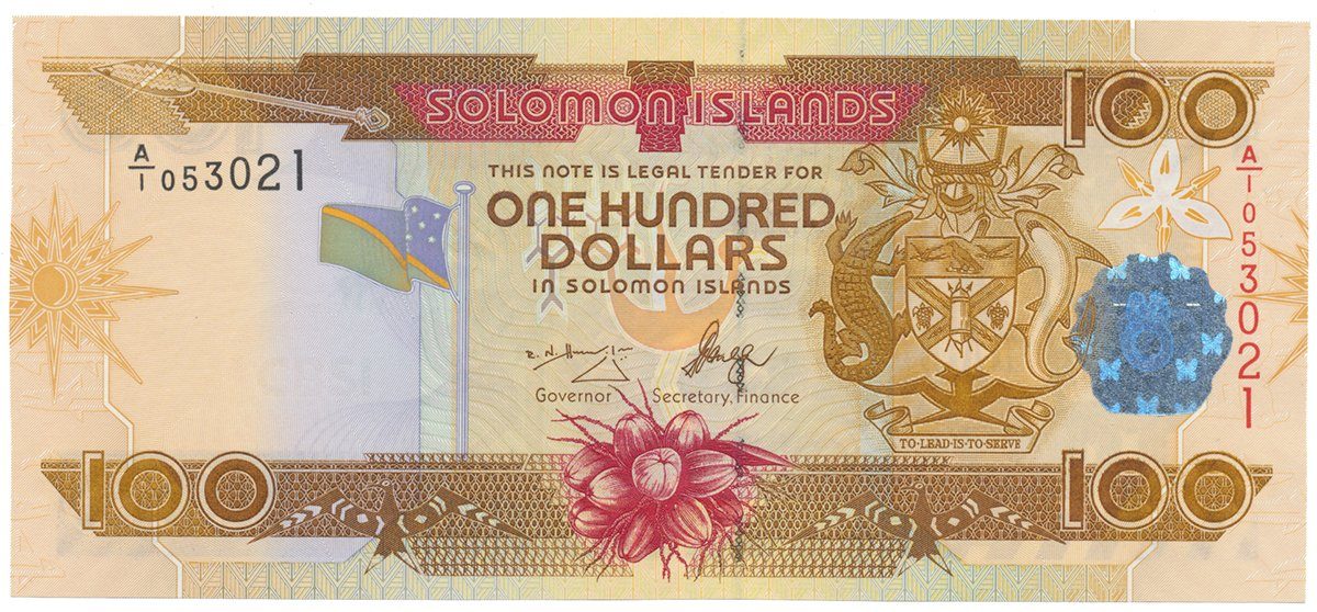 Šalamounovy ostrovy, 100 Dollars (2006), P.30
