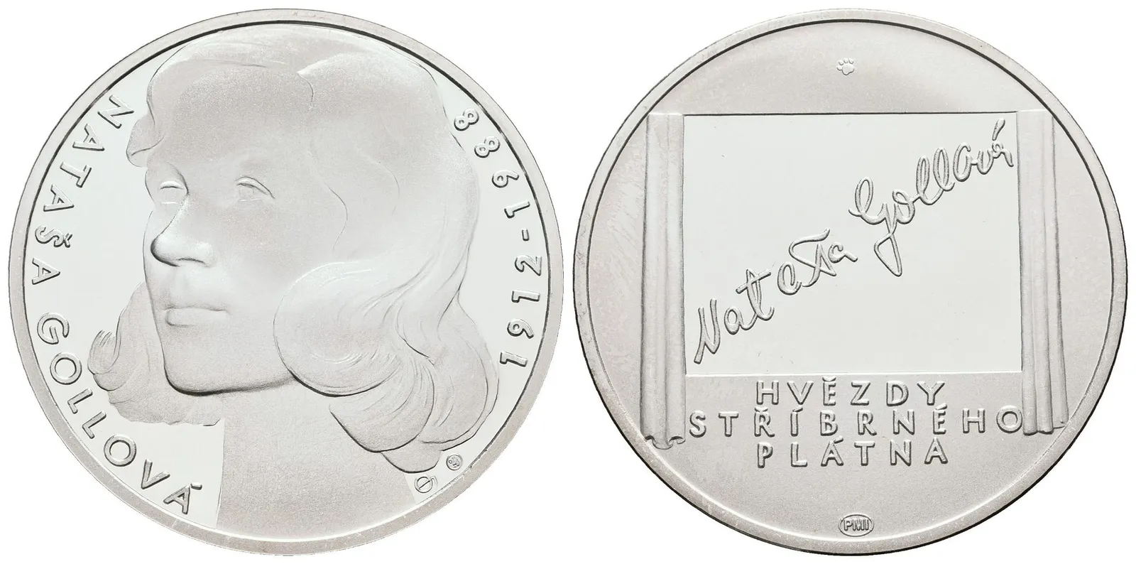 AR Medaile b.l. (2012) - Nataša Gollová - 100. výročí narození