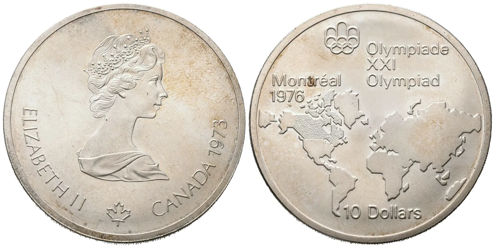 Kanada, 10 Dollar 1976 - XXI. Olympijské hry