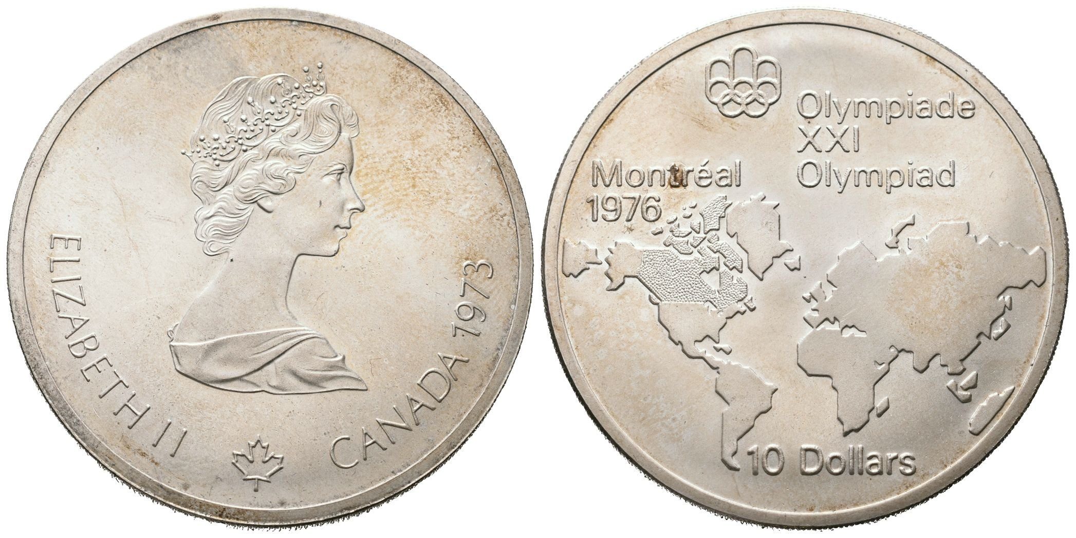 Kanada, 10 Dollar 1976 - XXI. Olympijské hry