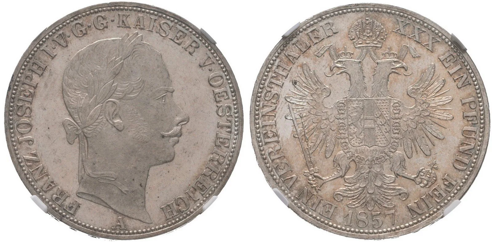 Rakouská a spolková měna, 1857 - 1892 — 1