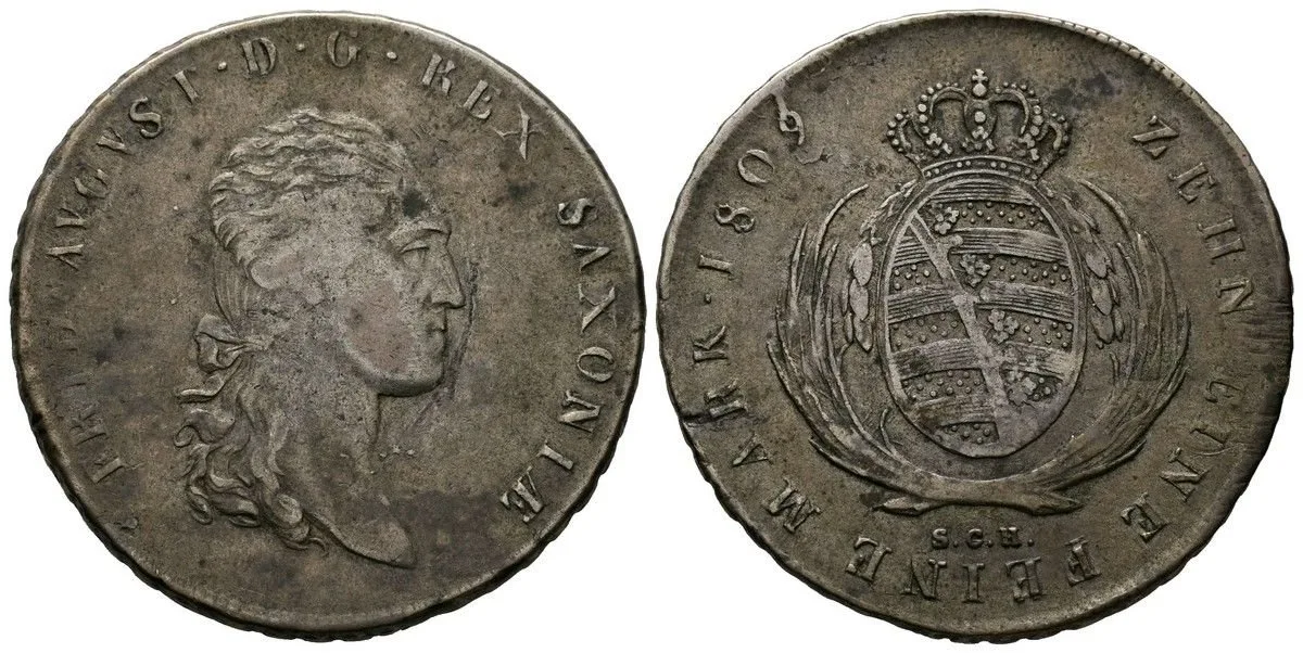 Sasko, Friedrich August III./I., 1763 - 1827 — 1