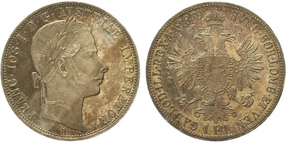 Rakouská a spolková měna, 1857 - 1892 — 1