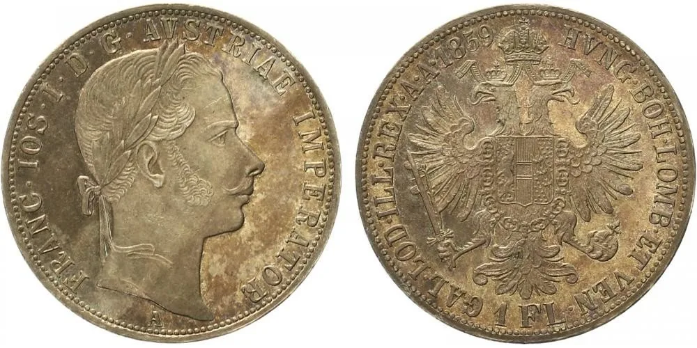 Rakouská a spolková měna, 1857 - 1892 — 1