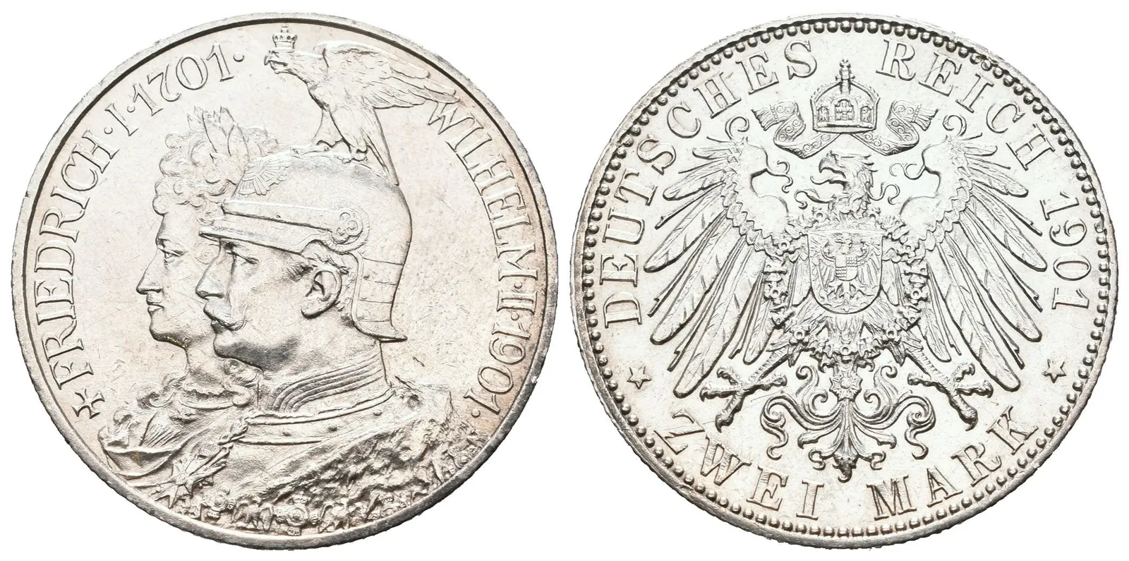 Prusko, 2 Marka 1901 A - Pamětní