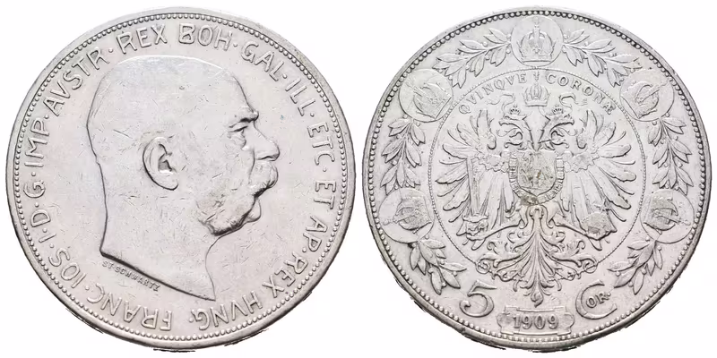5 Koruna 1909