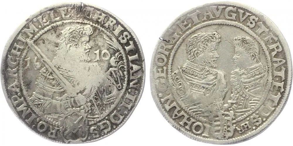 Sasko, Christian II., Johann Georg I. a August, 1591 - 1611 — 1