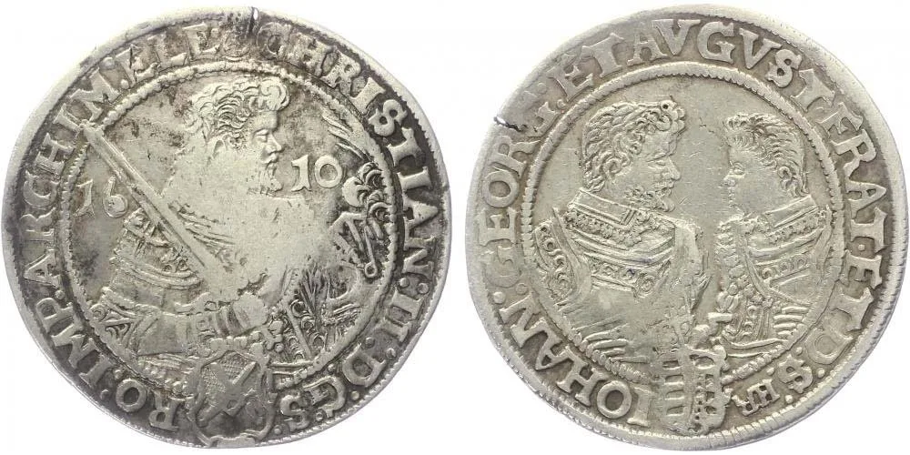 Sasko, Christian II., Johann Georg I. a August, 1591 - 1611 — 1