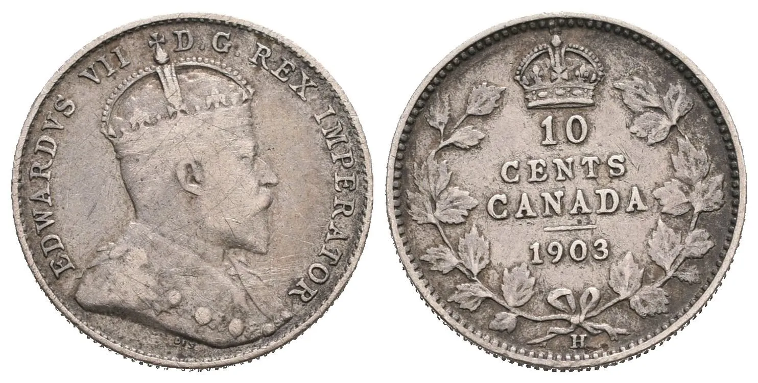 Kanada, 10 Cent 1903 H