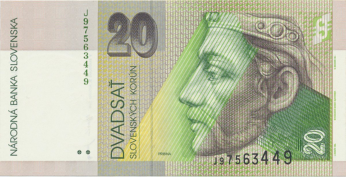 20 Koruna / 31. 8. 2001, série J, Hej.SK36a1J