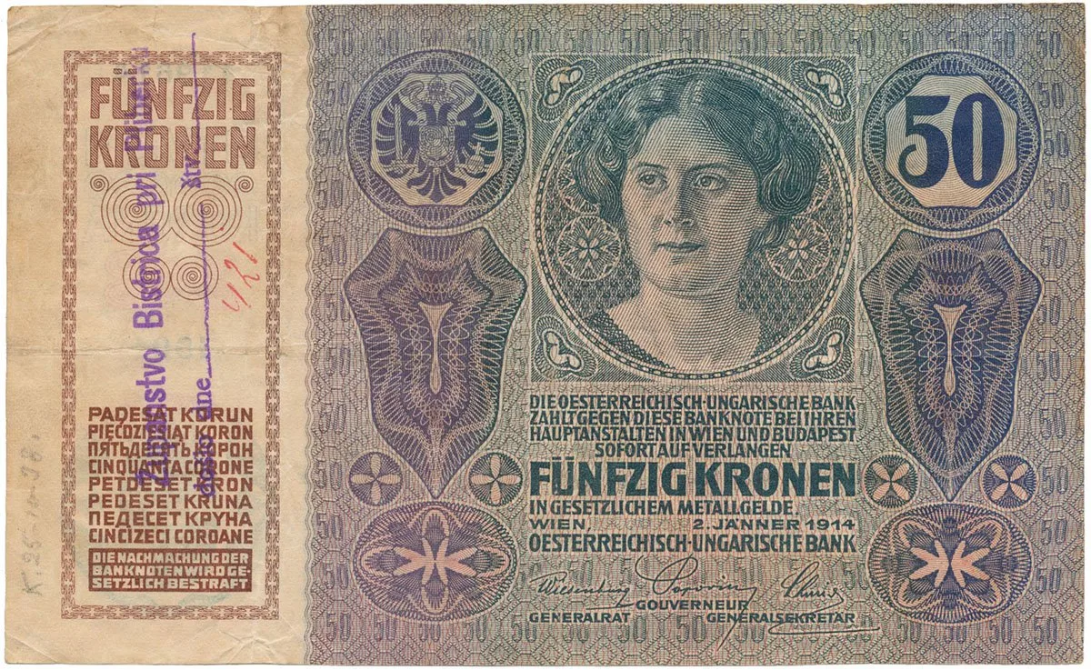 Razítkované R-U bankovky na Balkáně 1919-1921 — 1