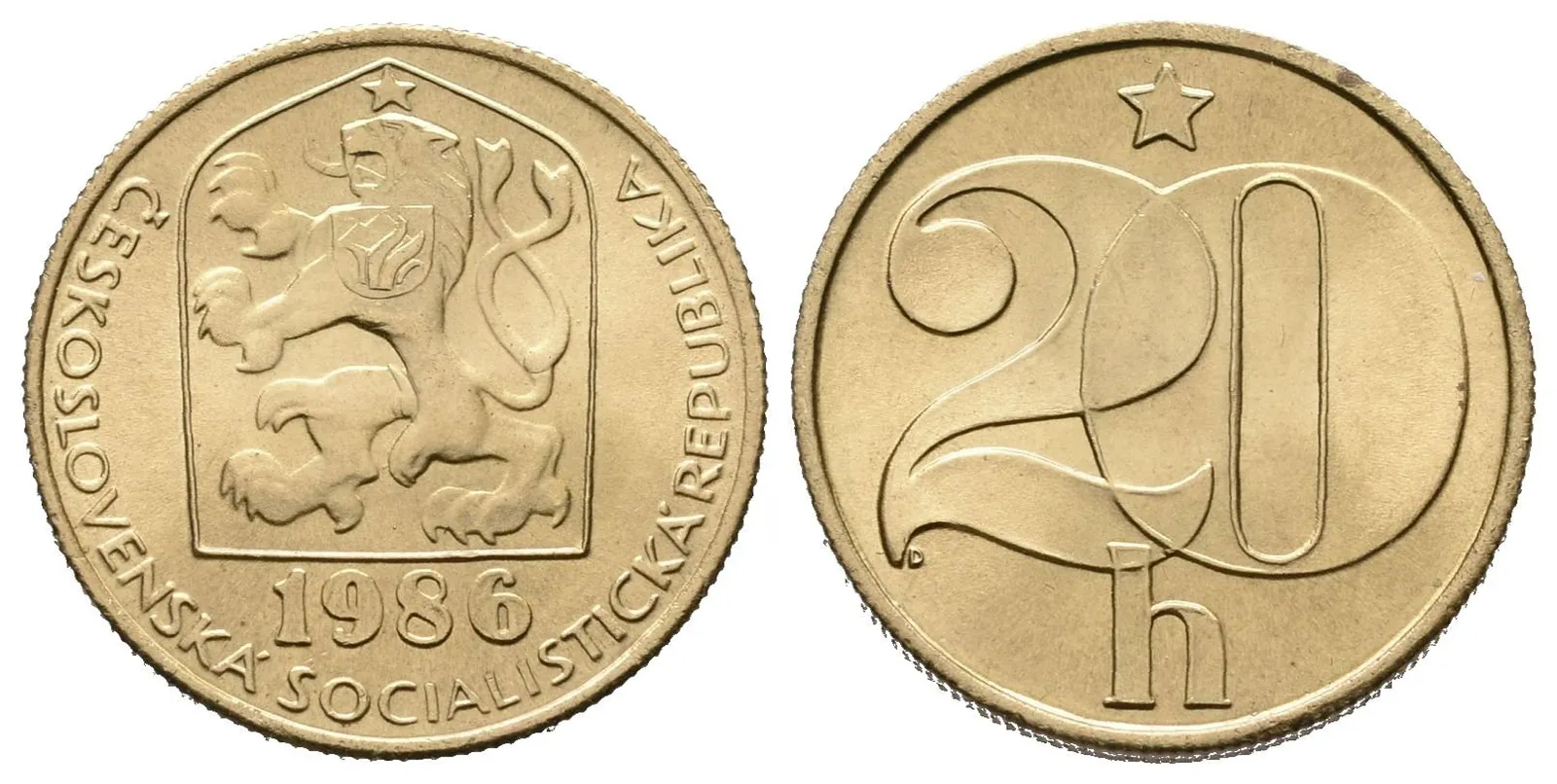 20 Haléř 1986