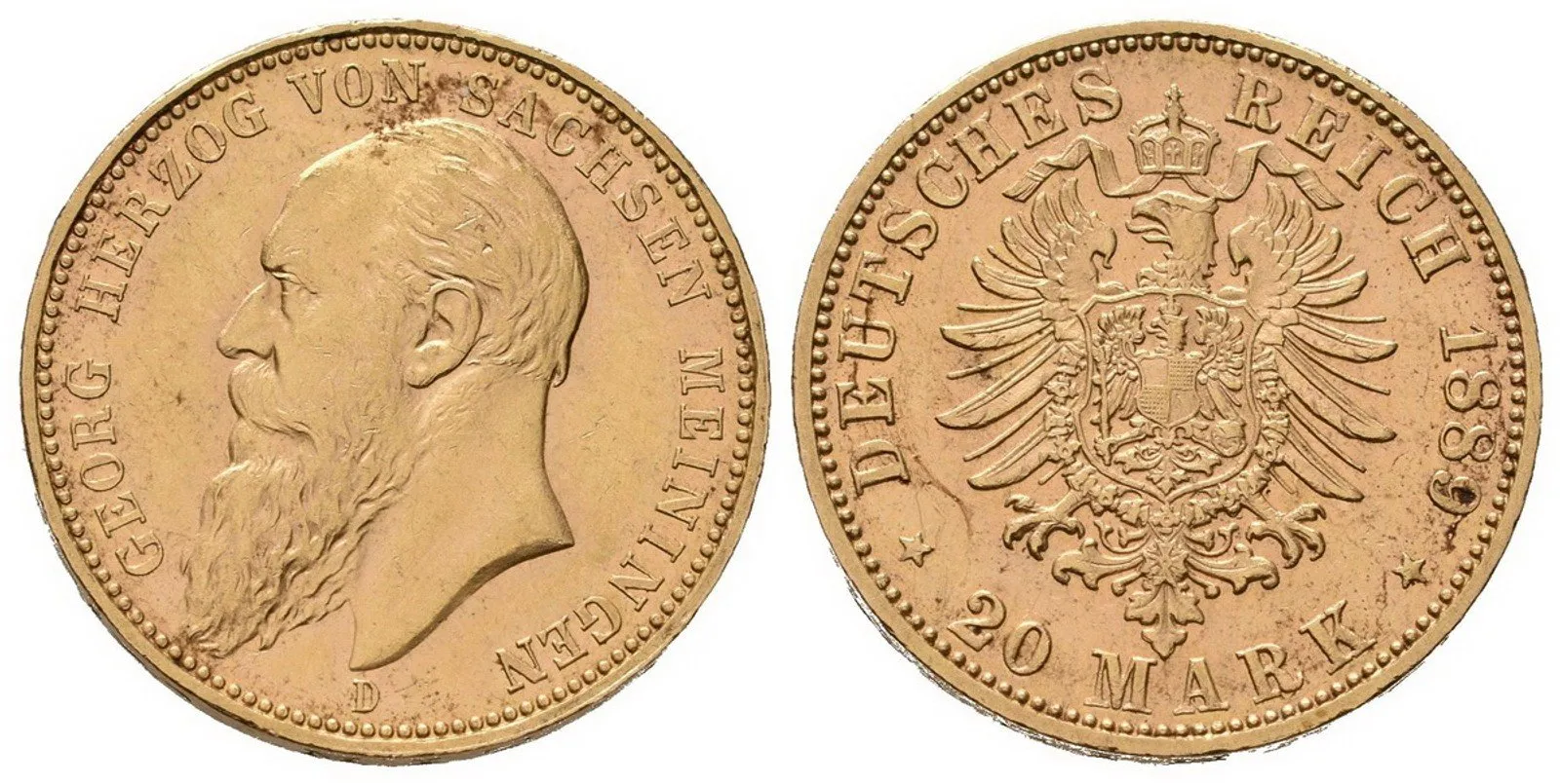 Sasko - Meiningen, Georg II., 1866 - 1914 — 1