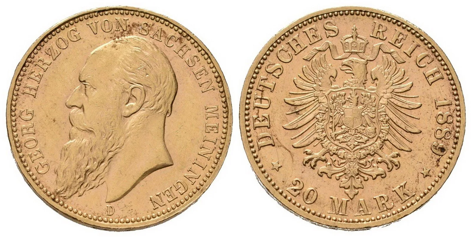 Sasko - Meiningen, Georg II., 1866 - 1914 — 1