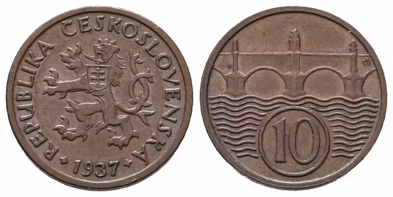 10 Haléř 1937