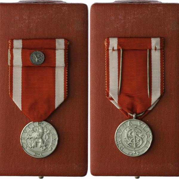 Československý vojenský řád Bílého lva Za vítězství, stříbrná medaile